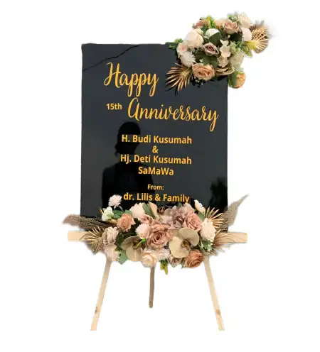 Papan Bunga Akrilik tanjung bunga