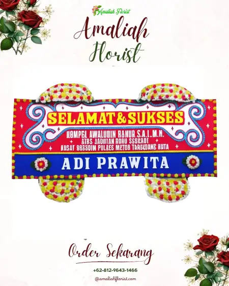 Papan Bunga Ucapan Selamat tanjung bunga