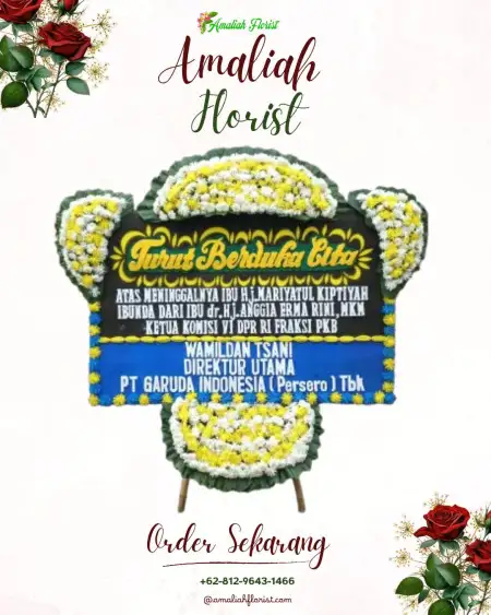 Papan Bunga Duka tanjung bunga